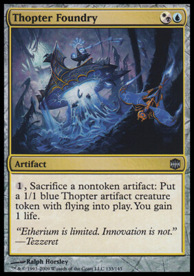 MTG Magic the Gathering Thopter Foundry (133/149) Alara Reborn LP