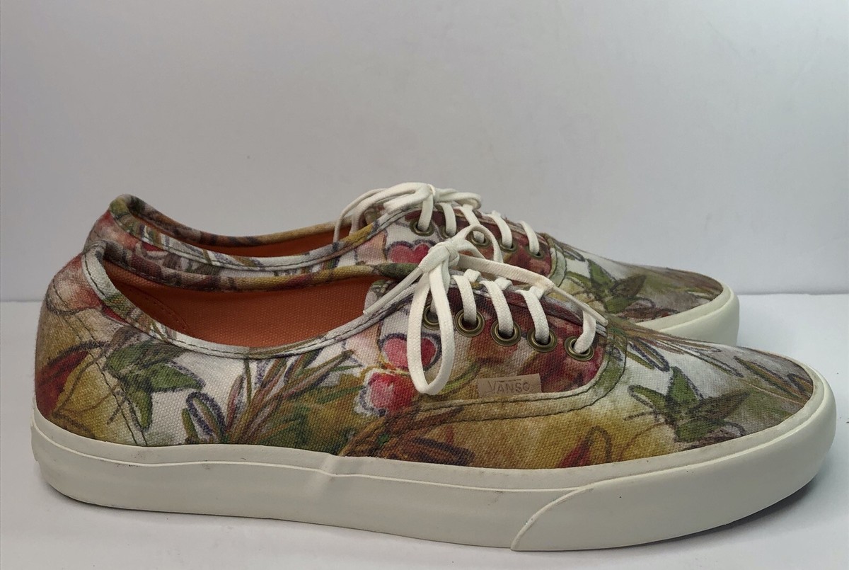 Vans California TB6Q Womens Leaf Pattern Skater Sneaker