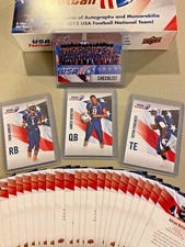  2012 Upper Deck USA Football 50 CARD FACTORY SET WINSTON & GURLEY FIRST ROOKIES