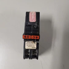 FPE Federal Pacific 40 Amp 2 Pole NC240 Stab-Lok Breaker Mini THIN NC Red