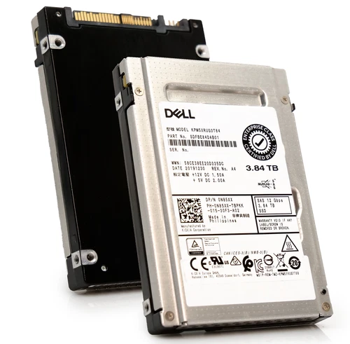 Dell/Kioxia PM5-R 3.84TB SAS 12Gb/s 2.5in Enterprise SSD KPM5XRUG3T84