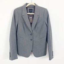 NEW The Limited Collection Blazer Size 8 Gray Pin Stripe Lining Work Career