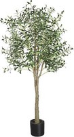 KüNstlicher Olivenbaum 180Cm Groß Kunstpflanze Wohnzimmer BüRo Deco