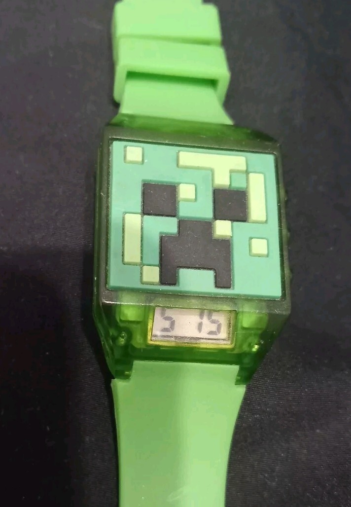 Green Minecraft Watch Light Up Digital - Minecraf… - image 2