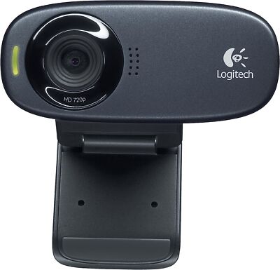 Logitech C310 HD Webcam - Black