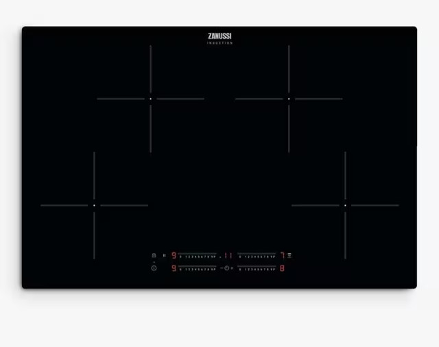 Zanussi ZITN844K 80cm 4 Burners Induction Hob Touch Control Black Hob2Hood NEW