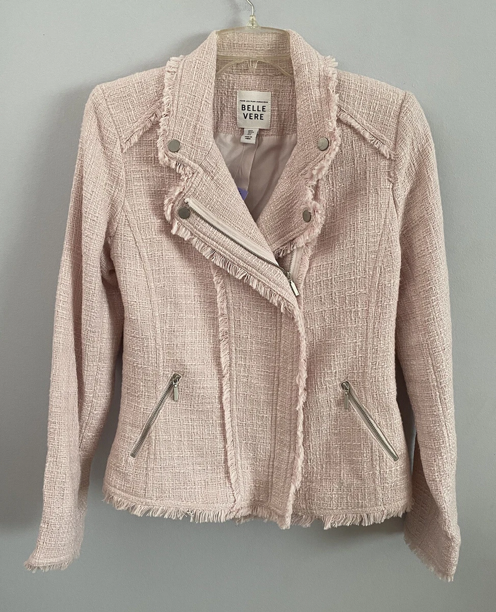 Baby pink deals tweed jacket