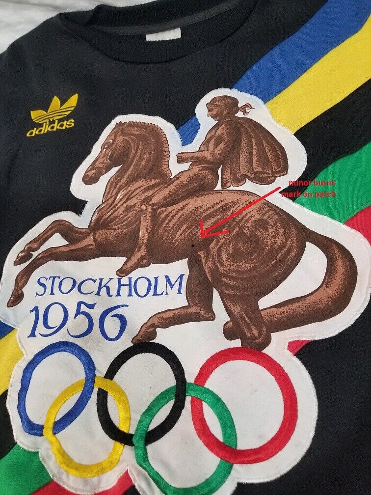 Adidas Vintage 80s Olympic Stockholm Helsinki Crewneck Adidas Vintage 80s Olympic Stockholm Helsinki Crewneck