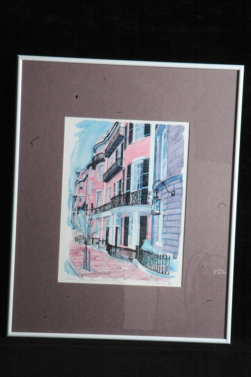 Beacon Street, 1357/1500 signed Robert E Kennedy Print of Original