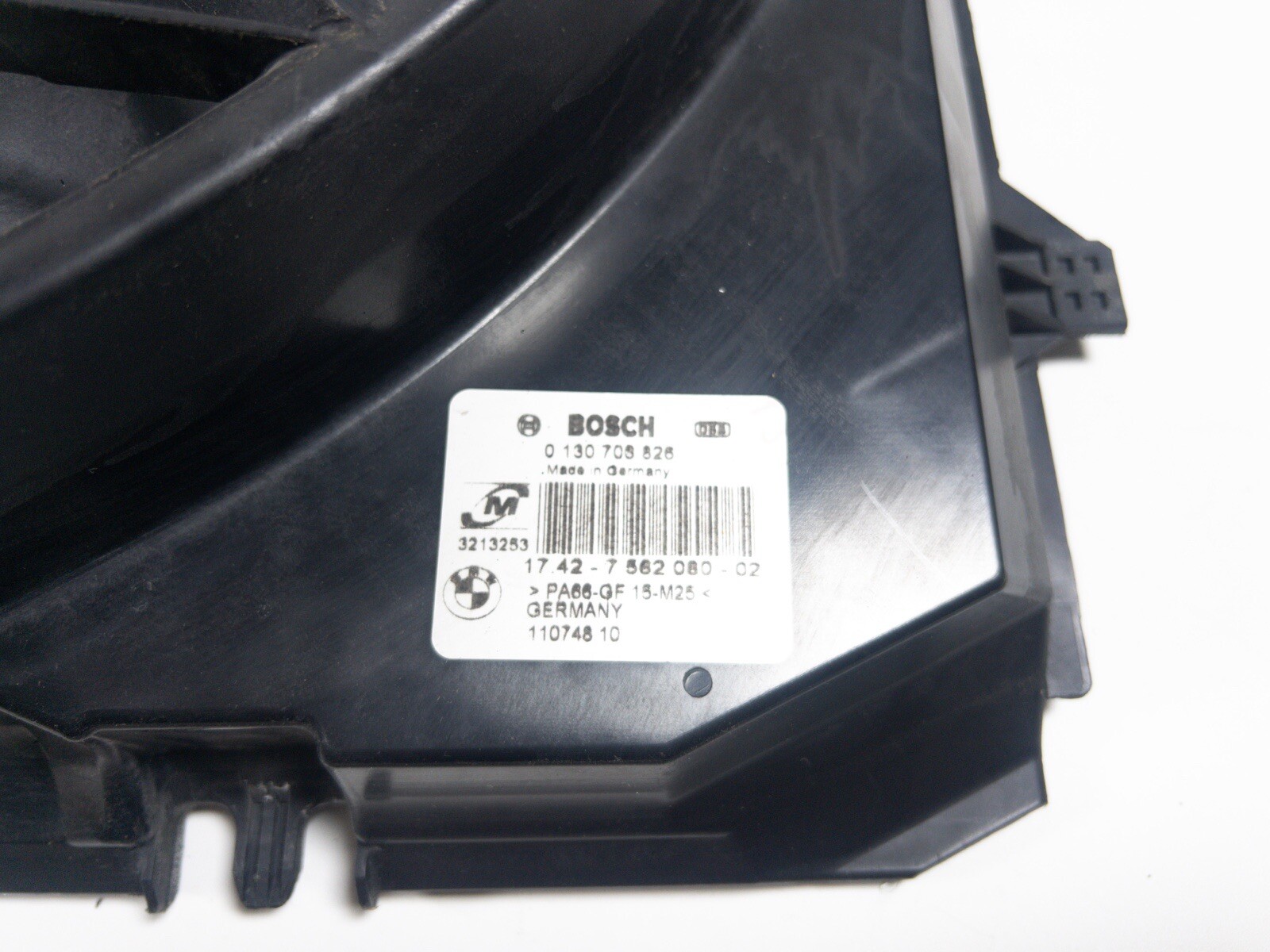 07-11 BMW e90 3-series Engine Cooling Fan Motor OEM BOSCH 7562080  