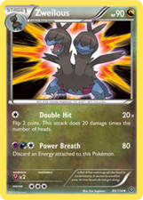 POKEMON CARD ZWEILOUS 85/114 NO 634 HOSTILE POKEMON TCG CCG