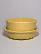 Fiestaware HLC USA Gusto & Cereal Bowl Yellow Vintage 