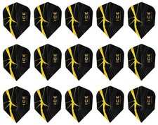5 Sets Harrows ICE Recut Standard Dart Flights - Ships w/ Tracking - Gold