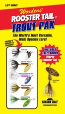 1/8 oz  WORDEN'S ROOSTER TAIL TROUT Pak 6 pcs boxed ~ FREE Shipping