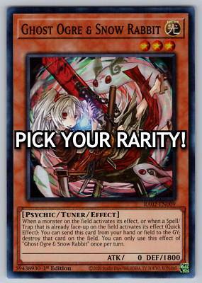 Ghost Ogre & Snow Rabbit (Alt Art) Yugioh RA02-EN009 - PICK YOUR RARITY NM
