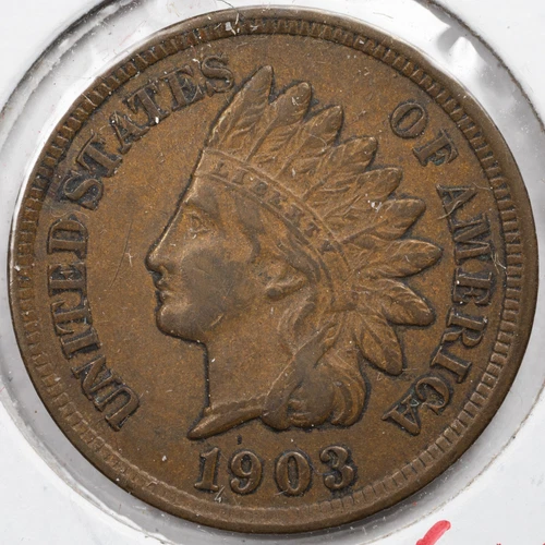 1903 Extremely Fine+ (XF+) Indian Head Penny Cent