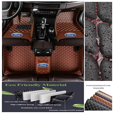 For Ford F150 Full Cab 2004-2024 Custom Car Floor Mats Carpets Mats Waterproof - Imagen 2 de 45