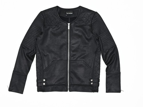 The Kooples Sport Black Leather Effect 