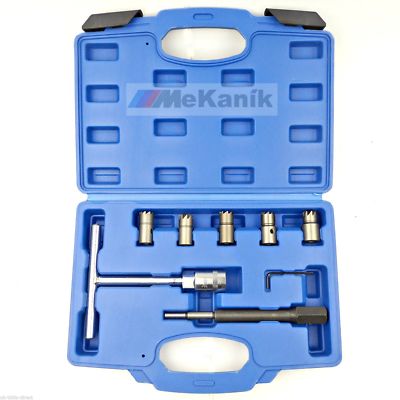 FORD Injektor Re-Face Kit Auto Werkzeug Diesel Injektor Sitz Fräser Set 7tlg 