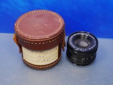 E-Rondonar 39mm Mount 75mm f3.5 Enlarging Lens 60728 MINT with Leather Case