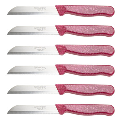 SOLINGEN Messer Allzweckmesser Pink Flitter Obstmesser Sehr scharf Schälmesser
