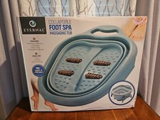 Eternal Stress Relief Collapsible Foot Spa Blue