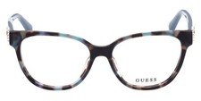GUESS GU2855-S 092 Blue Havana Plastic Cat Eye Optic Eyeglasses Frame 54-15-140