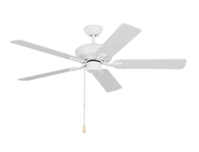 Monte Carlo Linden 52 in. Ceiling Fan in Matte White w/ Reversible Motor