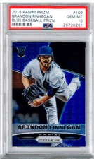 2015 Panini Prizm Brandon Finnegan Blue Baseball Prizm PSA 10