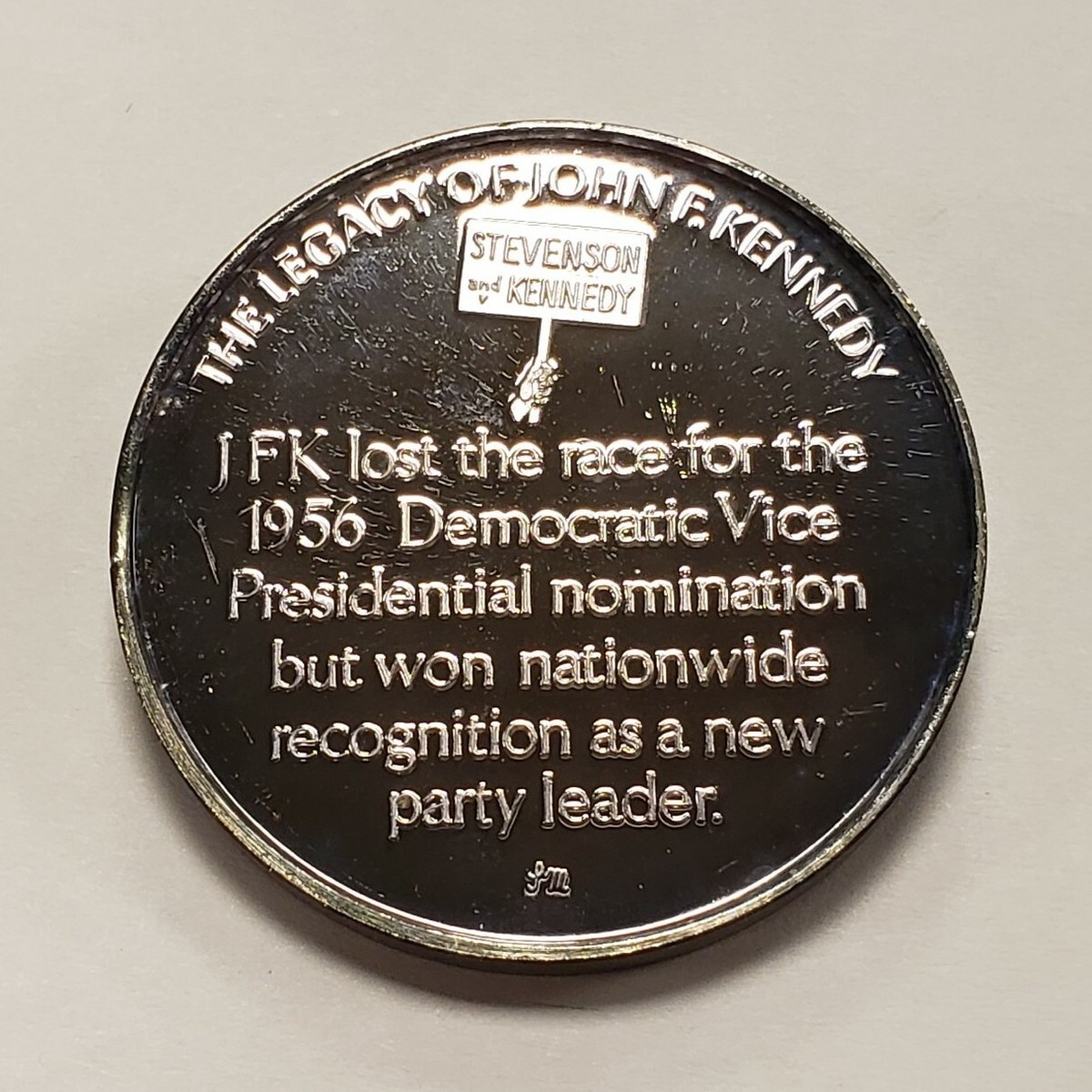 1 oz .999 Silver Medal Legacy of JFK Kennedy - A New Leader