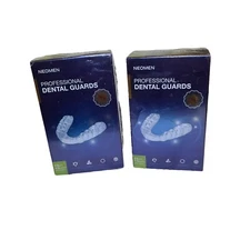 Neomen Professional Dental Mouth Guards 2 Sizes Pk of 4 Per Box- Set Of 2 Boxes