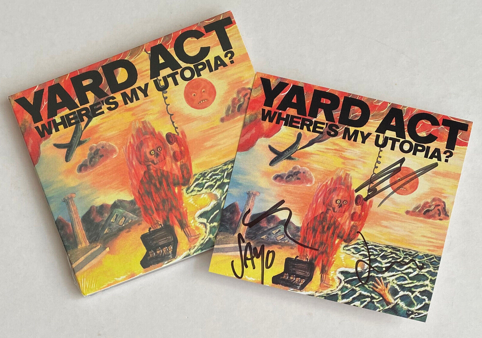 YARD ACT * WHERE'S MY UTOPIA? * 11 TRK CD w/ LIMITED SIGNED ART  CARD * BN!