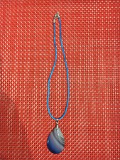 Blue Agate Pendant