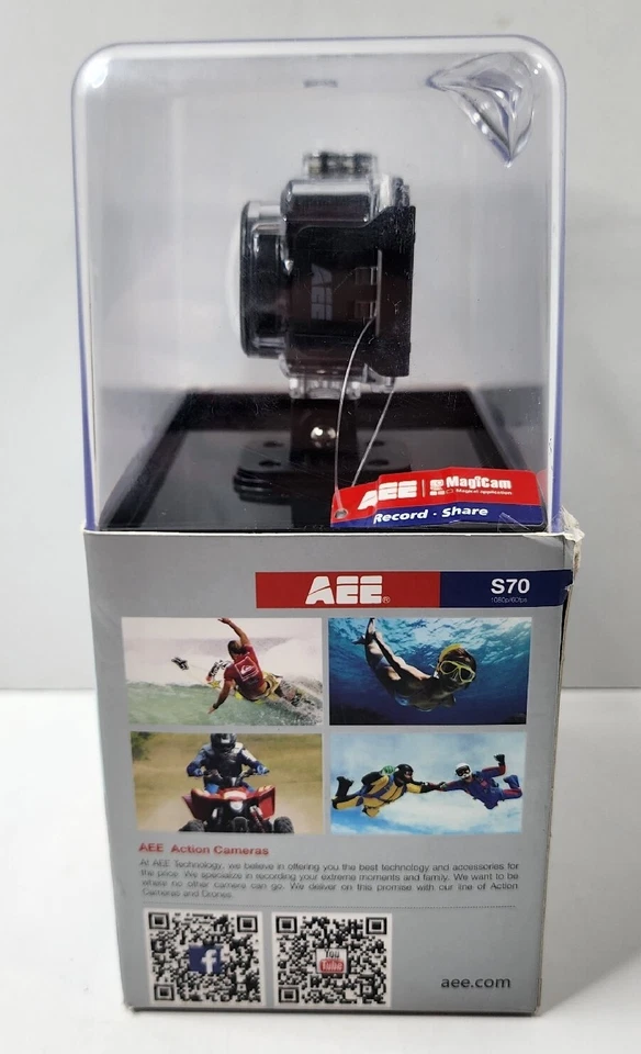 AEE S70 Action Camera (1080p/60fps) - Premium Edition - WiFi - Waterproof Case - Image 2 of 4