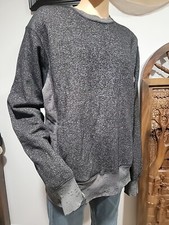 3SIXTEEN New York City Men's XL Crew Neck Pullover Gray Black Sweatshirt #W1