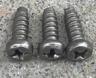 <!--F#f_0-->FORD THUNDERBIRD HEADLIGHT CHROME TRIM RING RETAINER SCREWS 1958-1965 58-65 OEM<!--F/-->