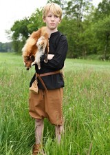 Battle-Merchant Kinder Knickerbocker, braun - Kurze Mittelalter Wikinger Hose