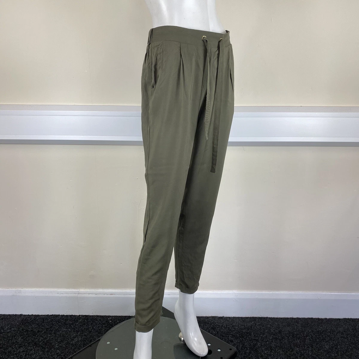 Khaki green ladies trousers sale