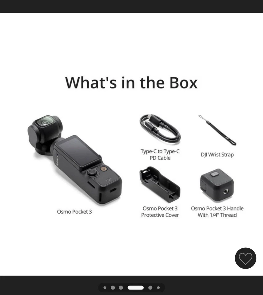 New DJI Osmo Pocket 3, Vlogging Camera with 1'' CMOS & 4K/120fps - Image 2 of 4