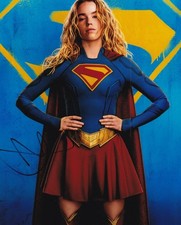 MILLY ALCOCK signed Autogramm 20x25cm SUPERGIRL in Person autograph ACOA