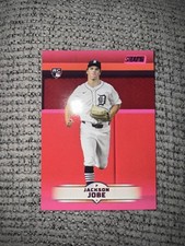 2025 Topps Stadium Club Baseball Jackson Jobe RC PINK 50 Detroit Tigers