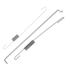 3pcs Throttle Return Spring Kit Hard Steel Wire for Carburetor Linkage