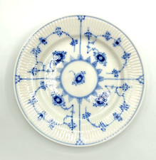 10 Royal Copenhagen 1st Quality Blue Fluted Plain 6" Bread  Butter Plates 181