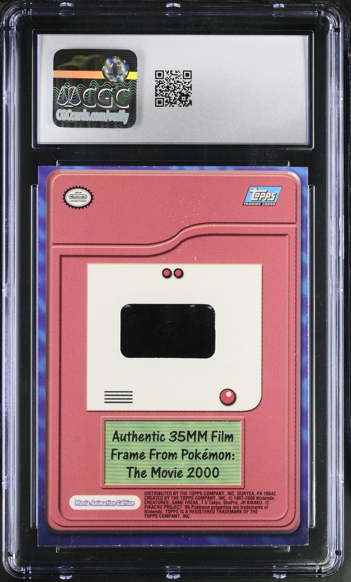 Pokemon Topps Authentic Film Frame Card Melody 35MM Movie CGC 8 NM/M