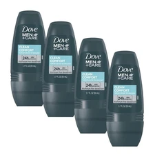 Dove Men+Care Clean Comfort Roll on Deodorant, Aluminum Free, For All Day... 