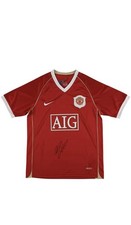 RARE CRISTIANO RONALDO SIGNED NIKE JERSEY MANCHESTER UNITED 2006/2007 ICONS COA