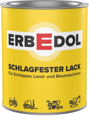 ERBEDOL Farbe John Deere gelb bis 1987 Schlepperlack Traktor Schlagfest 750ml