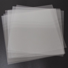 7.5Mil Blank Mylar Sheet 10 Pack , 12 X 12 Clear Plastic Sheet, C
