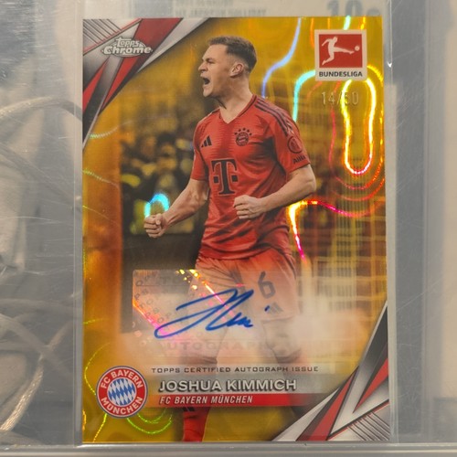 2024-25 Topps Chrome Bundesliga - Chrome Autographs Joshua Kimmich Refractor /50