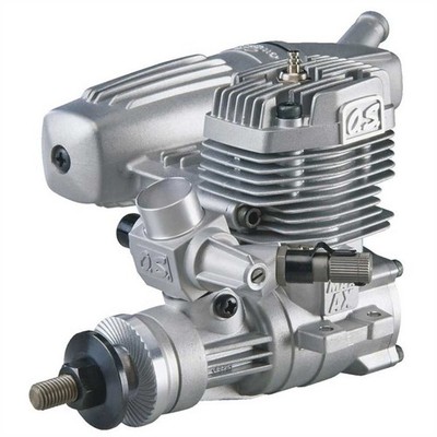 O.S. Engine MAX-35AX 2-Stroke RC Airplane Engine w/ E-3080 Silencer 13100 New